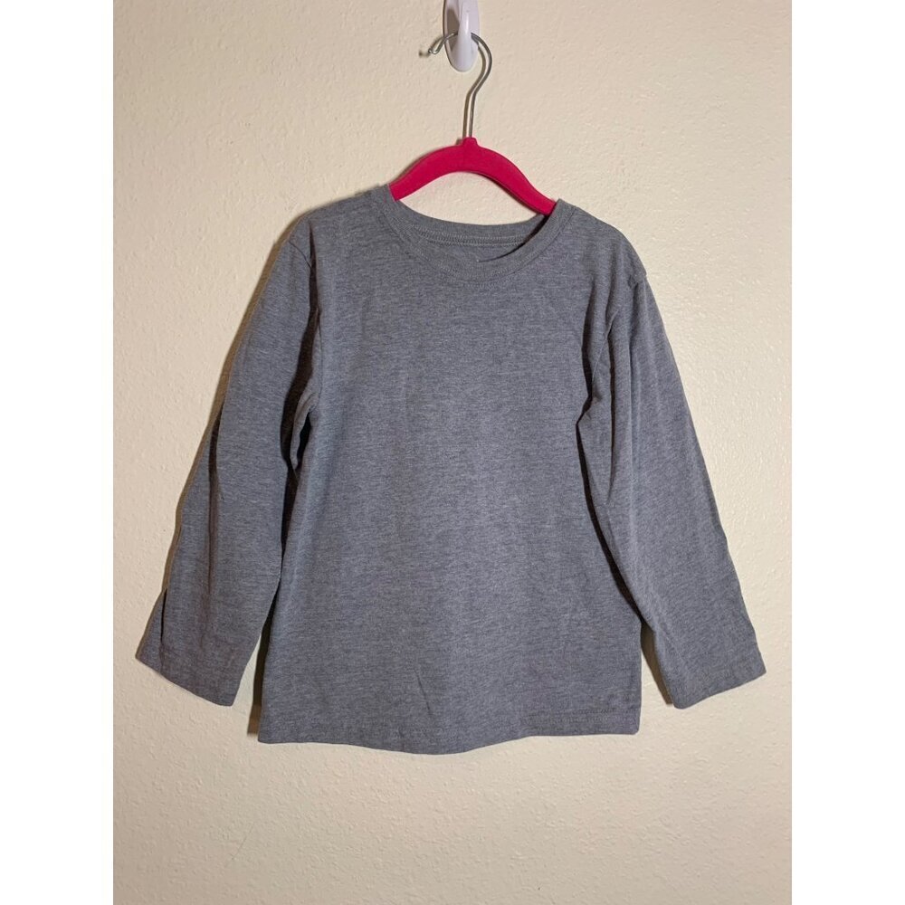 Garanimals Grey Long Sleeve Tee Basic Casual Winter Toddler Boy Size 5T